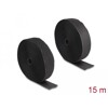 Mocna taśma rzepowa 15 m x 50 mm czarna Delock 20854