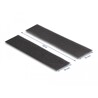 Mocna taśma rzepowa 25 m x 50 mm czarna Delock 20856