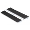 Mocna taśma rzepowa samoprzylepna 15 m x 50 mm czarna Delock 20860