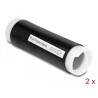 Rurka samokurczliwa 35 mm x 130 mm 2 sztuki czarna Delock 20861