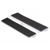 Mocna taśma rzepowa samoprzylepna 25 m x 50 mm czarna Delock 20862