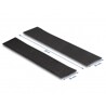 Mocna taśma rzepowa samoprzylepna 25 m x 50 mm czarna Delock 20862