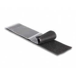 Mocna taśma rzepowa samoprzylepna 25 m x 50 mm czarna Delock 20862 Mocna taśma rzepowa samoprzylepna 25 m x 50 mm czarna Delock 20862