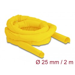 Koszulka tkana do pracy w wysokiej temperaturze 2 m x 25 mm żółta Delock 20871