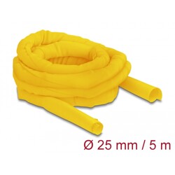 Koszulka tkana do pracy w wysokiej temperaturze 5 m x 25 mm żółta Delock 20875