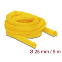 Koszulka tkana do pracy w wysokiej temperaturze 5 m x 25 mm żółta Delock 20875