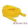 Koszulka tkana do pracy w wysokiej temperaturze 5 m x 25 mm żółta Delock 20875