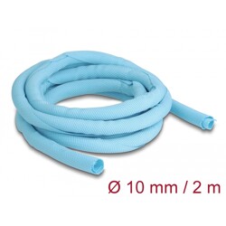 Koszulka tkana do pracy w wysokiej temperaturze 2 m x 10 mm niebieska Delock 20876