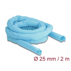 Koszulka tkana do pracy w wysokiej temperaturze 2 m x 25 mm niebieska Delock 20879
