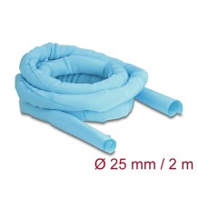 Koszulka tkana do pracy w wysokiej temperaturze 2 m x 25 mm niebieska Delock 20879
