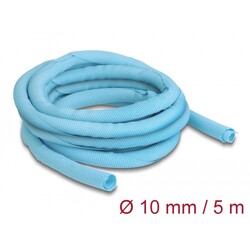 Koszulka tkana do pracy w wysokiej temperaturze 5 m x 10 mm niebieska Delock 20880