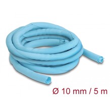 Koszulka tkana do pracy w wysokiej temperaturze 5 m x 10 mm niebieska Delock 20880