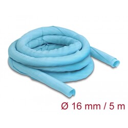 Koszulka tkana do pracy w wysokiej temperaturze 5 m x 16 mm niebieska Delock 20881
