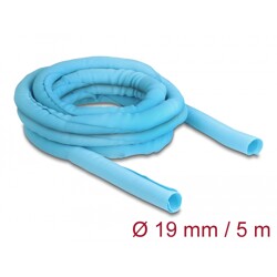 Koszulka tkana do pracy w wysokiej temperaturze 5 m x 19 mm niebieska Delock 20882