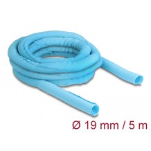 Koszulka tkana do pracy w wysokiej temperaturze 5 m x 19 mm niebieska Delock 20882