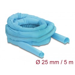 Koszulka tkana do pracy w wysokiej temperaturze 5 m x 25 mm niebieska Delock 20883