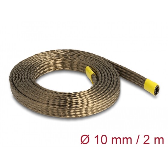 Oplot bazaltowy 2 m x 10 mm brązowy Delock 20887