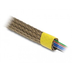 Oplot bazaltowy 2 m x 10 mm brązowy Delock 20887 Oplot bazaltowy 2 m x 10 mm brązowy Delock 20887
