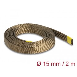 Oplot bazaltowy 2 m x 15 mm brązowy Delock 20888