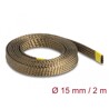 Oplot bazaltowy 2 m x 15 mm brązowy Delock 20888