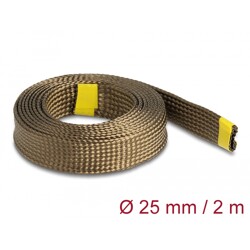 Oplot bazaltowy 2 m x 25 mm brązowy Delock 20889