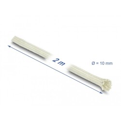 Oplot Nomex 2 m x 10 mm biały Delock 20893