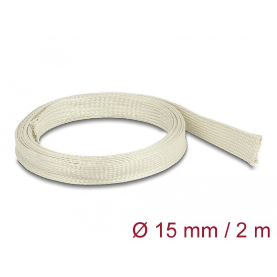 Oplot Nomex 2 m x 15 mm biały Delock 20894