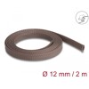 Oplot rozciągliwy odporny na gryzonie 2 m x 12 mm brązowy Delock 20898