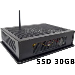 Komputer przemysłowy Atom D525 2GB 2xRS-232 1xLPT WiFi SSD 30GB C02-I525-SD30-S-W