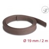 Oplot rozciągliwy odporny na gryzonie 2 m x 19 mm brązowy Delock 20899