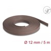 Oplot rozciągliwy odporny na gryzonie 5 m x 12 mm brązowy Delock 20904