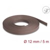 Oplot rozciągliwy odporny na gryzonie 5 m x 12 mm brązowy Delock 20904