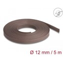 Oplot rozciągliwy odporny na gryzonie 5 m x 12 mm brązowy Delock 20904