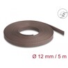 Oplot rozciągliwy odporny na gryzonie 5 m x 12 mm brązowy Delock 20904