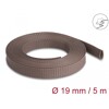 Oplot rozciągliwy odporny na gryzonie 5 m x 19 mm brązowy Delock 20905