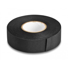 Taśma materiałowa samoprzylepna niezrywalna 25 m x 25 mm czarna Delock 20912