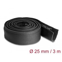 Koszulka kablowa neoprenowa elastyczna z zamkiem 3 m x 100 mm czarna Delock 20914