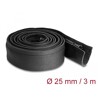 Koszulka kablowa neoprenowa elastyczna z zamkiem 3 m x 100 mm czarna Delock 20914