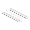 Mocna taśma rzepowa 15 m x 20 mm biały Delock 20921