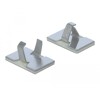 Klamra kablowa samoprzylepna aluminiowa 10 sztuk Delock 60183