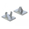 Klamra kablowa samoprzylepna aluminiowa 10 sztuk Delock 60183