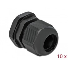 Tuleja kablowa PG19 czarna 10 sztuk Delock 60220
