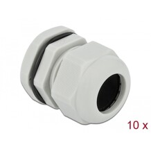 Tuleja kablowa PG25 biała 10 sztuk Delock 60225