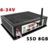 Komputer przemysłowy Atom D525 2GB 2xRS-232 1xLPT WiFi SSD 8GB 6-34V C02-I525-SD8-P-W