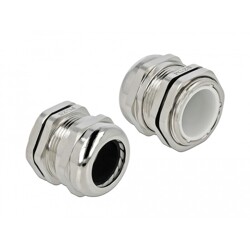 Tuleja kablowa PG25 metalowa Delock 60282