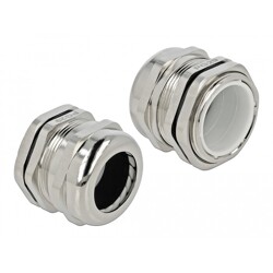 Tuleja kablowa PG29 metalowa Delock 60283