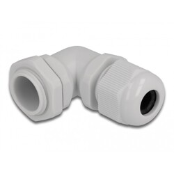 Tuleja kablowa zagięta 90° pG11 szara Delock 60297