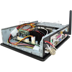Komputer przemysłowy Atom D525 2GB 2xRS-232 1xLPT WiFi SSD 8GB 6-34V C02-I525-SD8-P-W