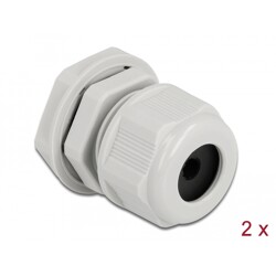 Tuleja kablowa PG13,5 do kabli okrągłych szara 2 szt. Delock 60364