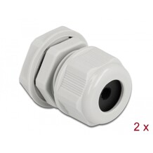 Tuleja kablowa PG13,5 do kabli okrągłych szara 2 szt. Delock 60364